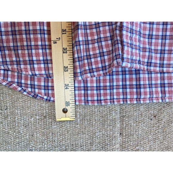 Mens Sz Large CARHARTT Long Sleeve Multicolor Button Up 2 Pocket Shirt - Picture 5 of 7